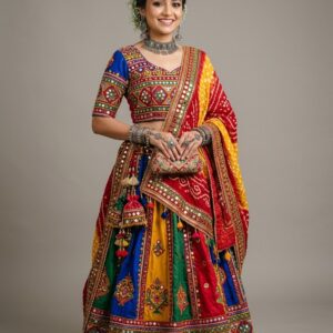 Navratri Mirror Work Ghagra Choli (Festival Edition)